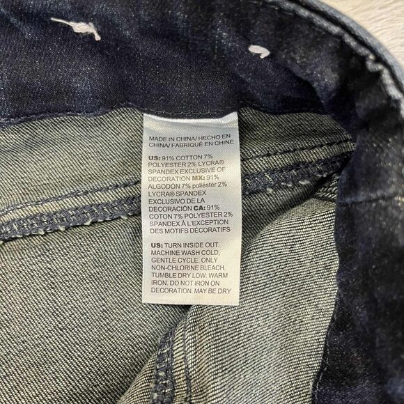 Chicos Jeans Womens 6R Jegging Ankle Pull-On Dark Wash Embellished Stretch Denim - Picture 5 of 10